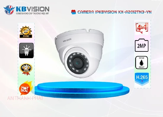 Lắp đặt camera tân phú Camera IP Dome Kbvision KX-A2012TN3-VN
