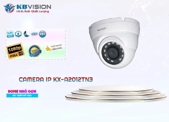 Lắp đặt camera tân phú Camera IP Dome KX-A2012TN3 Kbvision