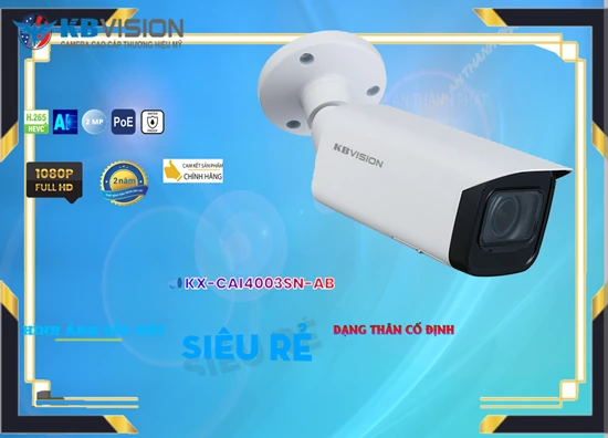 Lắp đặt camera tân phú Camera KBvision KX-CAi4003SN-AB