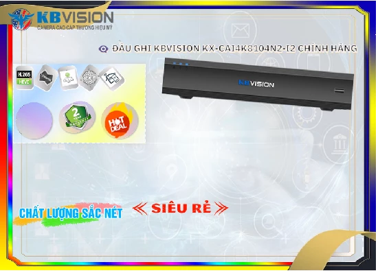 Lắp đặt camera tân phú Đầu Ghi KBvision KX-CAi4K8104N2-I2