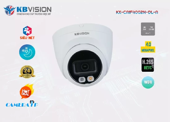 Lắp đặt camera tân phú Camera Kbvision KX-CAiF4002N-DL-A