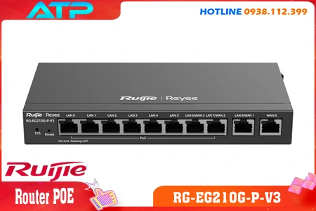 Lắp đặt camera Router Ruijie RG-EG210G-P-V3