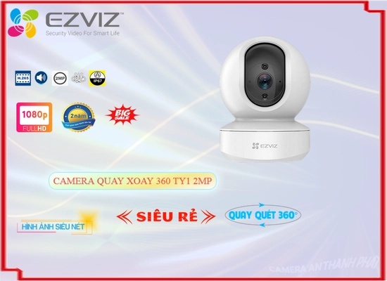 Lắp đặt camera tân phú TY1 2MP Wifi Ezviz giá rẻ chất lượng cao