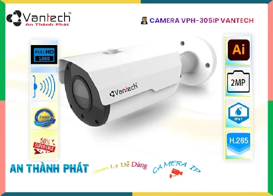 Lắp đặt camera tân phú Camera VPH-305IP VanTech