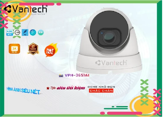 Lắp đặt camera tân phú Camera VanTech VPH-3651AI