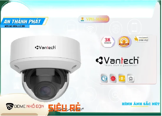 Lắp đặt camera tân phú Camera VanTech VPH-3654AI