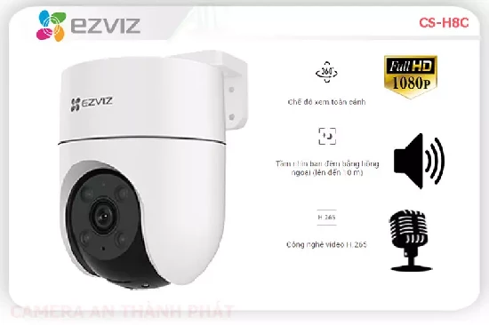 Lắp đặt camera tân phú CAMERA WIFI EZVIZ CS-H8C