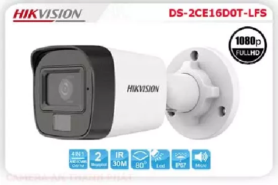 Lắp đặt camera tân phú Camera HDTVI HIKVISION DS 2CE16D0T LFS