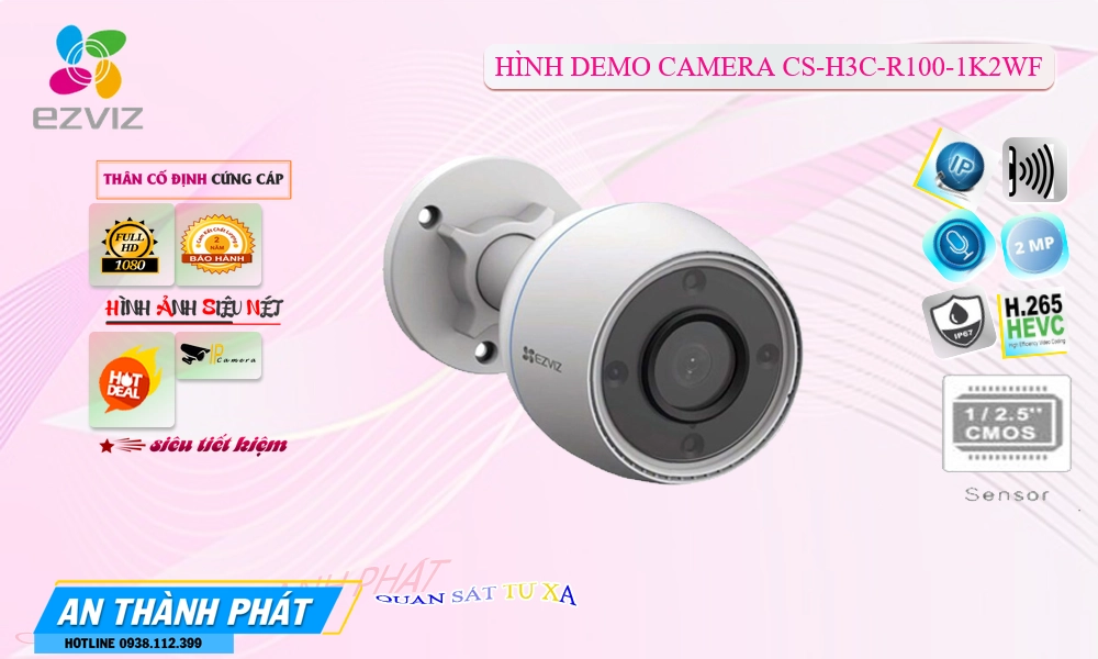 ❂ Wifi Ezviz CS-H3c-R100-1K2WF Sắc Nét ❂ Wifi Ezviz CS-H3c-R100-1K2WF Sắc Nét