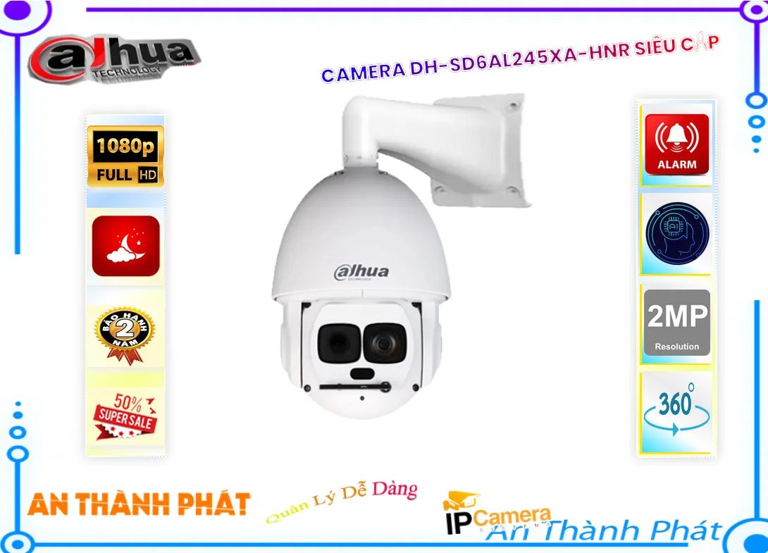 Camera DH-SD6AL245XA-HNR Speedom Chuyên Dụng,Giá Công Nghệ POE DH-SD6AL245XA-HNR,phân phối