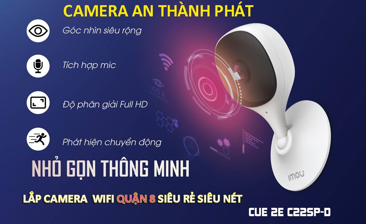Lắp camera quận 8 giá rẻ chất lượng