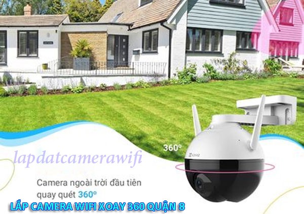 lắp camera wifi giám sát 360 ngoài trời