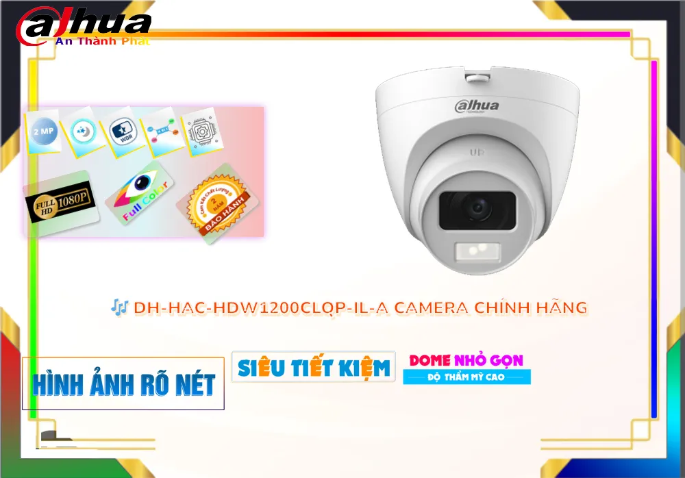 DH HAC HDW1200CLQP IL A,Camera Dahua DH-HAC-HDW1200CLQP-IL-A,DH-HAC-HDW1200CLQP-IL-A Giá rẻ, Công Nghệ HD