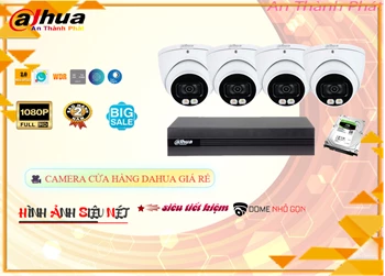 Bộ camera dahua full color, camera dahua full color, camera dahua chất lượng, camera giám sát dahua, camera dahua độ