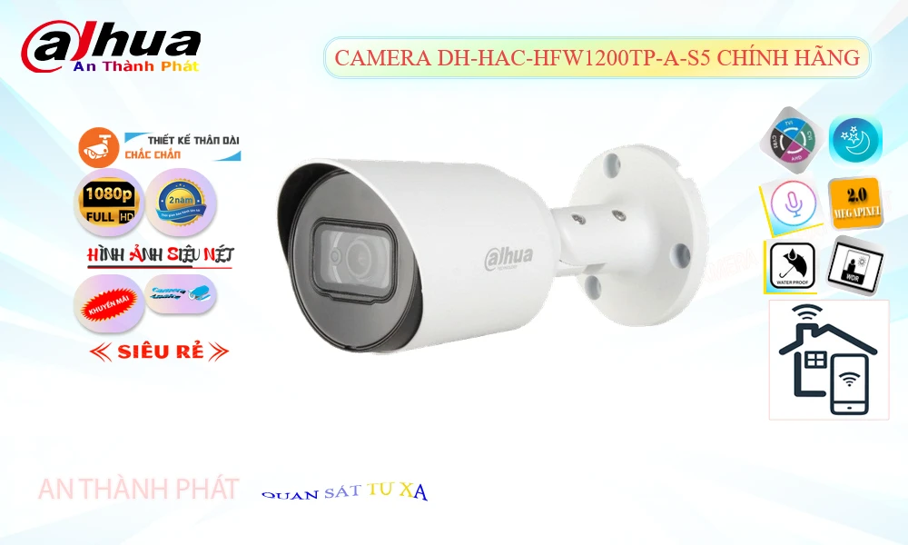 Dahua DH-HAC-HFW1200TP-A-S5 Hình Ảnh Đẹp