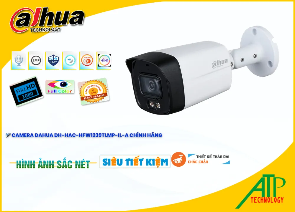 Camera Dahua DH-HAC-HFW1239TLMP-IL-A,Giá DH-HAC-HFW1239TLMP-IL-A,phân phối