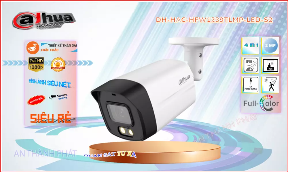 Camera Dahua DH-HAC-HFW1239TLMP-LED-S2,thông số DH-HAC-HFW1239TLMP-LED-S2, HD DH-HAC-HFW1239TLMP-LED-S2 Giá rẻ,DH HAC