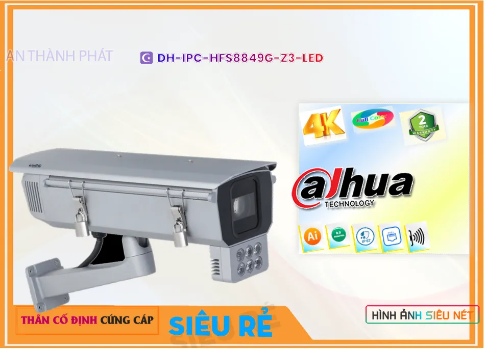 DH IPC HFS8849G Z3 LED,Camera Dahua DH-IPC-HFS8849G-Z3-LED,DH-IPC-HFS8849G-Z3-LED Giá rẻ, IP DH-IPC-HFS8849G-Z3-LED
