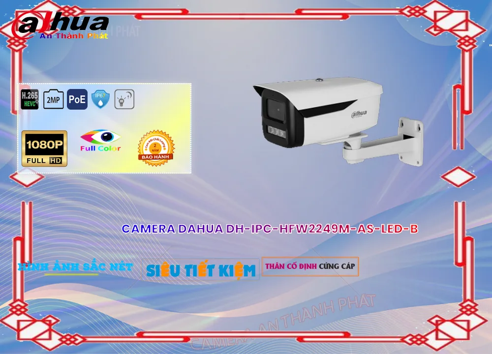 Camera Dahua DH-IPC-HFW2249M-AS-LED-B,DH-IPC-HFW2249M-AS-LED-B Giá rẻ,DH-IPC-HFW2249M-AS-LED-B Giá Thấp Nhất,Chất Lượng
