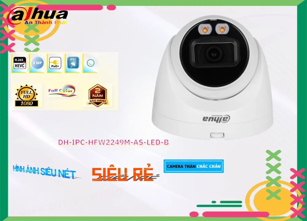 Camera Dahua DH-IPC-HFW2449S-S-LED,DH-IPC-HFW2449S-S-LED Giá rẻ,DH-IPC-HFW2449S-S-LED Giá Thấp Nhất,Chất Lượng HD IP