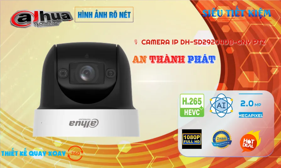 Camera Dahua Thiết kế Đẹp Công Nghệ IP DH-SD29204DB-GNY Camera Dahua Thiết kế Đẹp Công Nghệ IP DH-SD29204DB-GNY