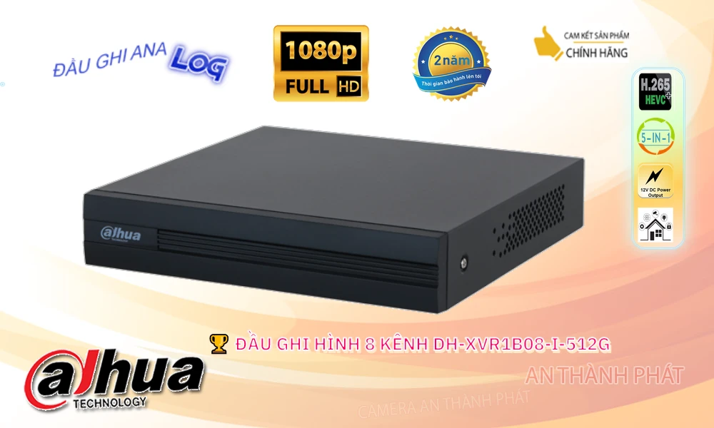 DH-XVR1B08-I-512G Sắc Nét Dahua