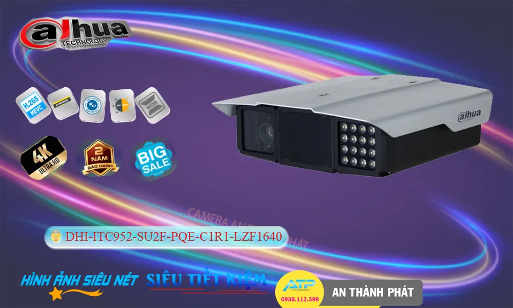 DHI-ITC952-SU2F-PQE-C1R1-LZF1640 Camera An Ninh Công Nghệ Mới
