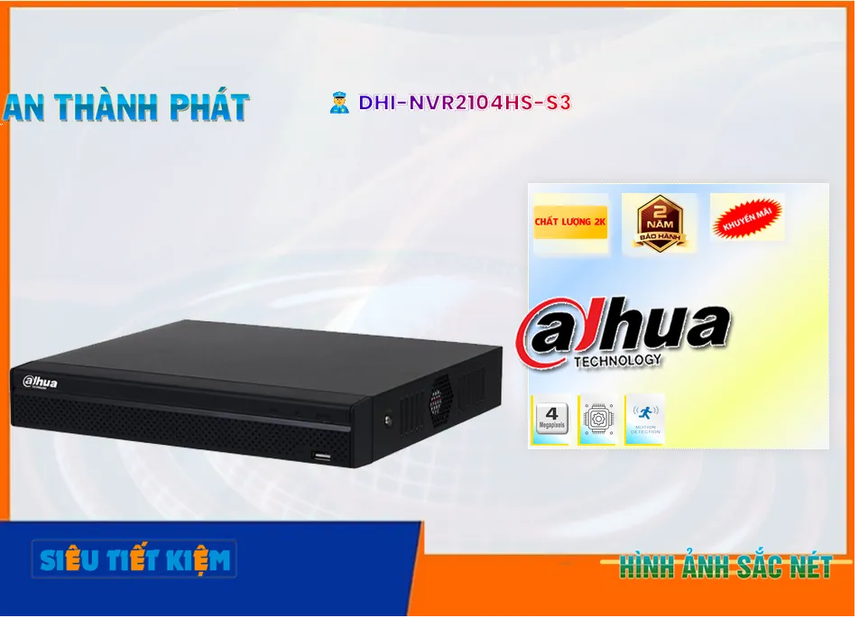 Đầu Ghi Hình IP Dahua DHI-NVR2104HS-S3,Giá IP DHI-NVR2104HS-S3,phân phối DHI-NVR2104HS-S3,DHI-NVR2104HS-S3 Bán Giá