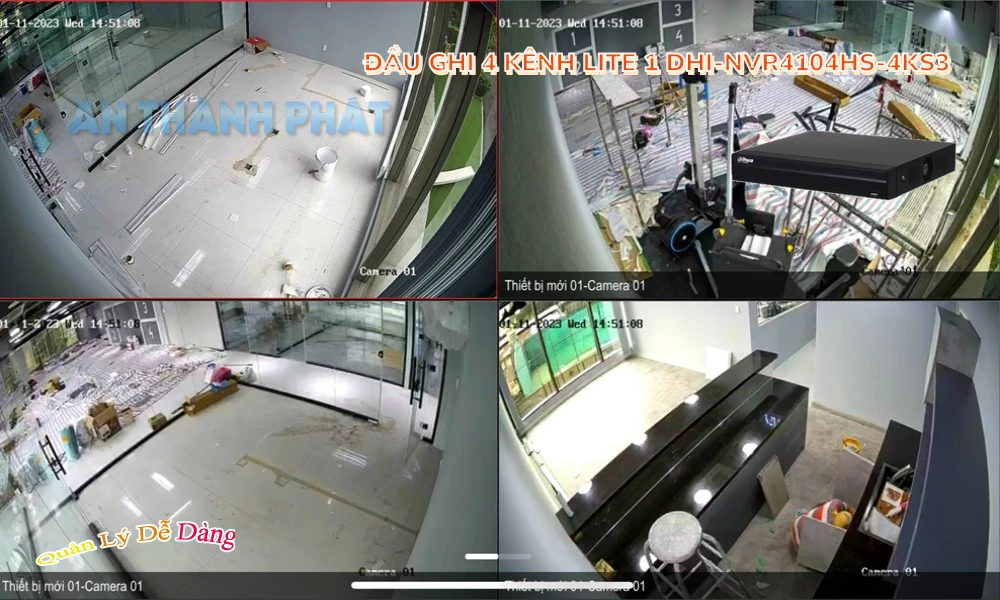 Đầu Thu Dahua DHI-NVR4104HS-4KS3 Đầu Thu Dahua DHI-NVR4104HS-4KS3
