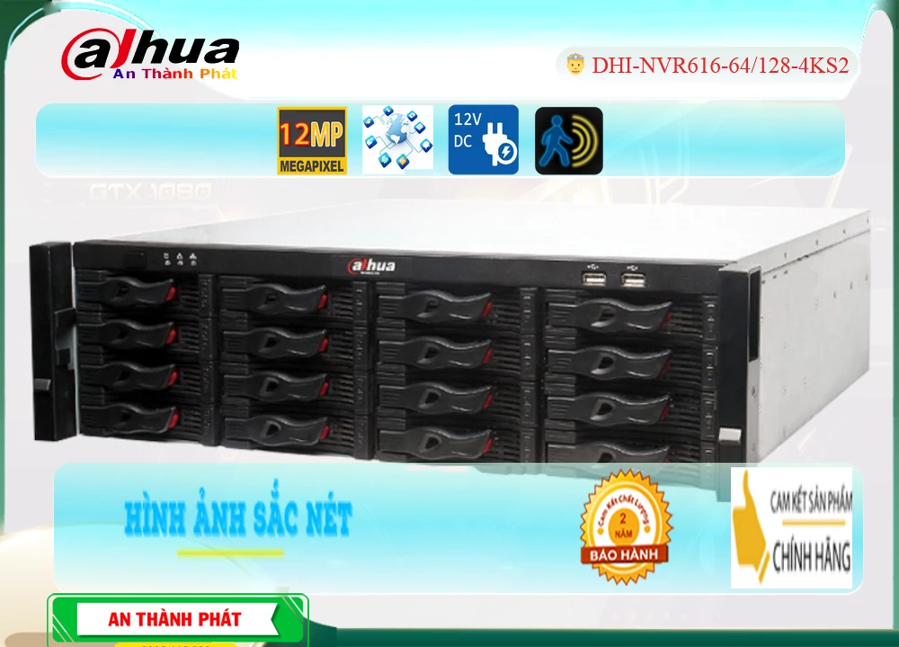 Đầu Ghi Hình IP Dahua DHI-NVR616-64-128-4KS2,Giá DHI-NVR616-64-128-4KS2,phân phối DHI-NVR616-64-128-4KS2, Đầu Ghi Dahua