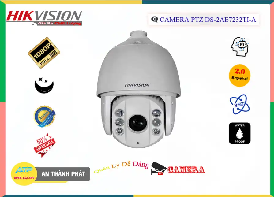 Camera DS-2AE7232TI-A Xoay Zoom,Giá DS-2AE7232TI-A,DS-2AE7232TI-A Giá Khuyến Mãi,bán Camera DS-2AE7232TI-A Giá rẻ