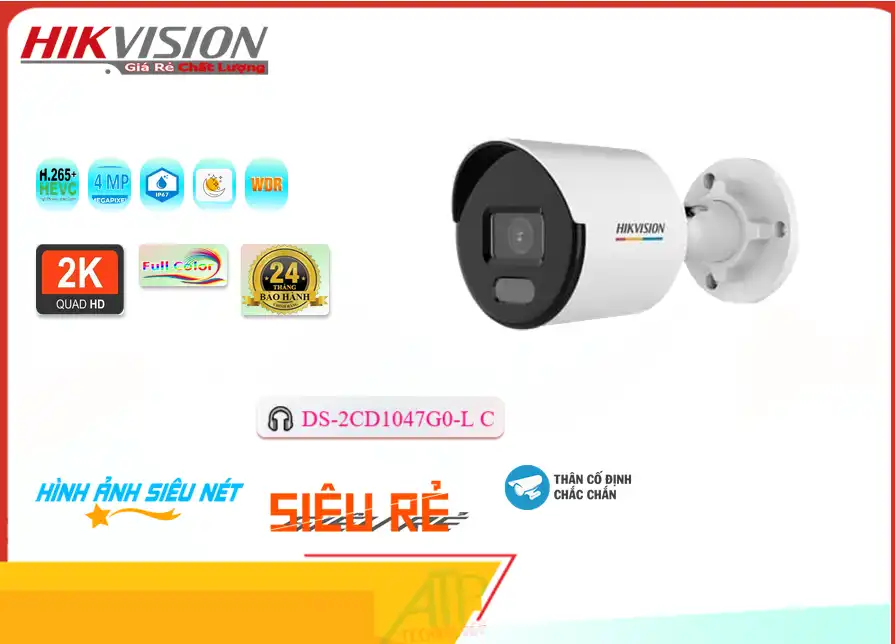 Camera Hikvision DS-2CD1047G0-LC,DS-2CD1047G0-LC Giá rẻ,DS 2CD1047G0 LC,Chất Lượng Camera DS-2CD1047G0-LC Mẫu Đẹp,thông