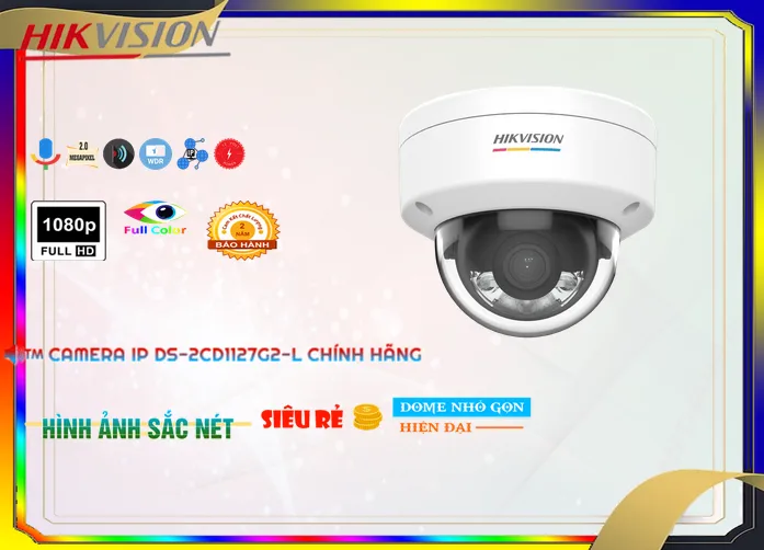 DS-2CD1127G2-L Camera Công Nghệ IP Hikvision,thông số DS-2CD1127G2-L,DS 2CD1127G2 L,Chất Lượng