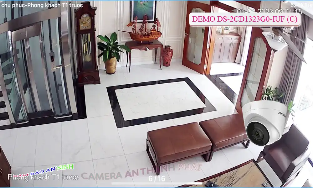 DS-2CD1323G0-IUF (C) sắc nét Hikvision