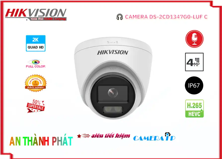 Camera Hikvision DS-2CD1347G0-LUFC,DS-2CD1347G0-LUFC Giá rẻ,DS 2CD1347G0 LUFC,Chất Lượng DS-2CD1347G0-LUFC Camera Chức