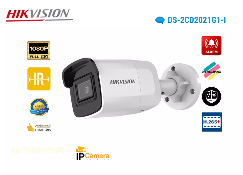 Camera Hikvision DS-2CD2021G1-I,Giá DS-2CD2021G1-I,phân phối DS-2CD2021G1-I, Hikvision DS-2CD2021G1-I Mẫu Đẹp Bán Giá