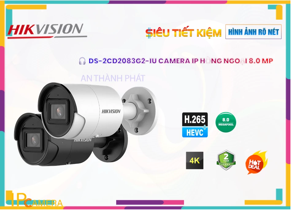 Camera Hikvision DS-2CD2083G2-IU,Chất Lượng DS-2CD2083G2-IU,DS-2CD2083G2-IU Công Nghệ Mới, Công Nghệ POE