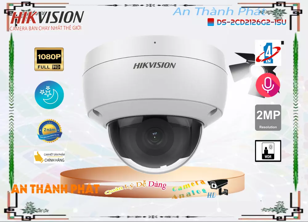 Camera Hikvision DS-2CD2126G2-ISU,Giá DS-2CD2126G2-ISU,DS-2CD2126G2-ISU Giá Khuyến Mãi,bán Camera Hikvision