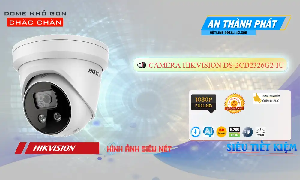 DS-2CD2346G2-ISU/SL Camera Hikvision Giá rẻ