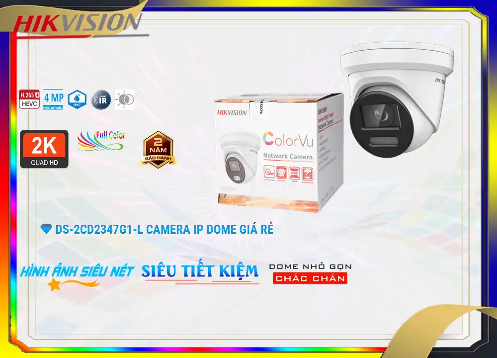Camera DS-2CD2347G1-L Hikvision Thiết kế Đẹp,Giá HD IP DS-2CD2347G1-L,phân phối DS-2CD2347G1-L,DS-2CD2347G1-LBán Giá