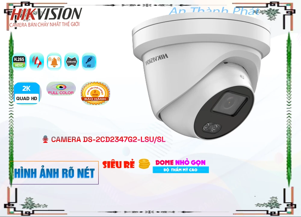Camera Hikvision DS-2CD2347G2-LSU/SL,DS 2CD2347G2 LSU/SL,Giá Bán Camera DS-2CD2347G2-LSU/SL Chất Lượng