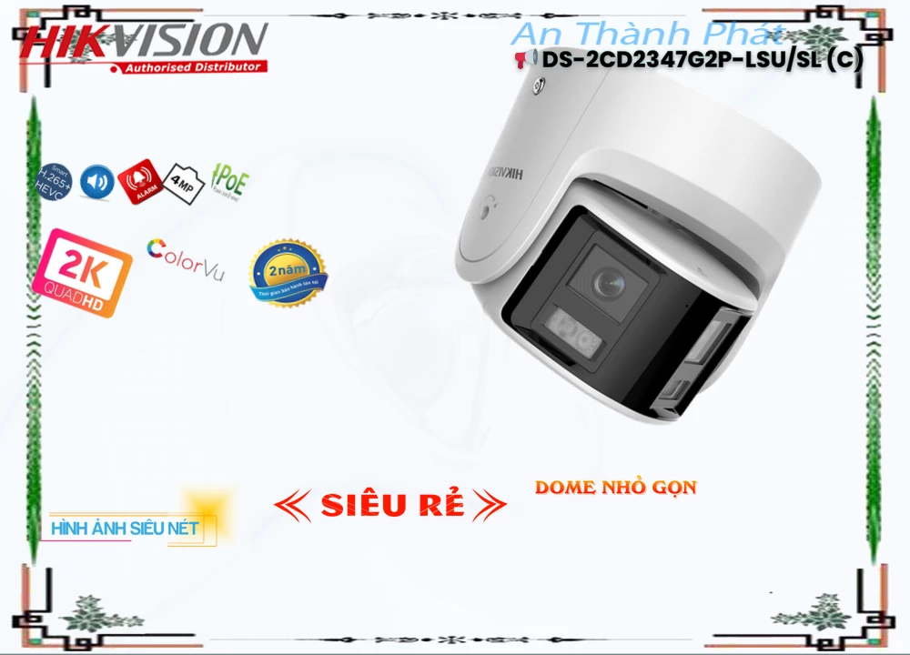 Camera Hikvision DS-2CD2347G2P-LSU/SL(C),thông số DS-2CD2347G2P-LSU/SL(C), Công Nghệ IP DS-2CD2347G2P-LSU/SL(C) Giá