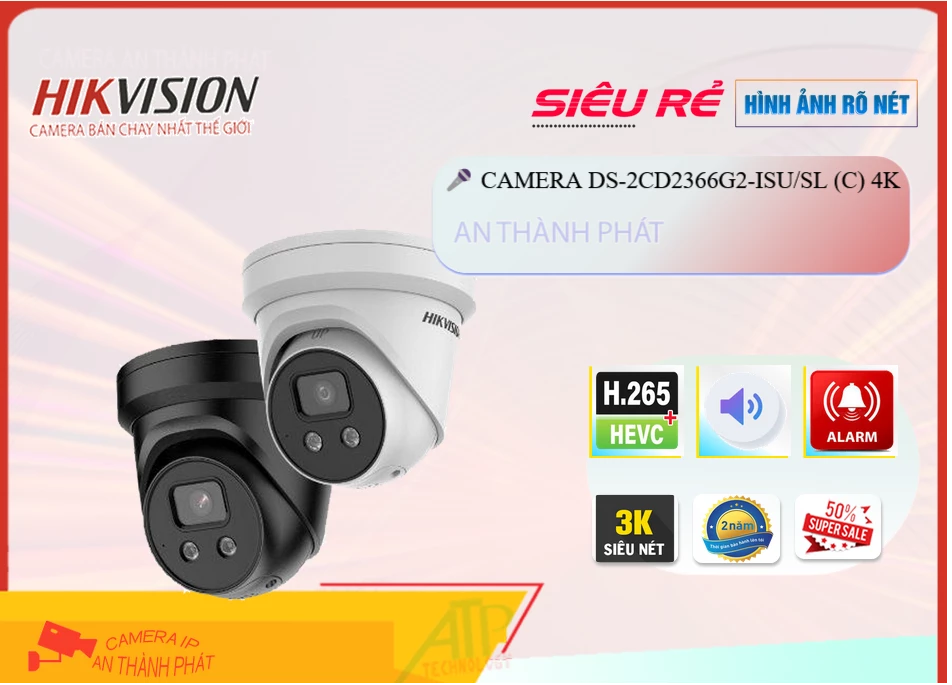 Camera Hikvision DS-2CD2366G2-ISU/SL(C),Giá Ip Sắc Nét DS-2CD2366G2-ISU/SL(C),phân phối