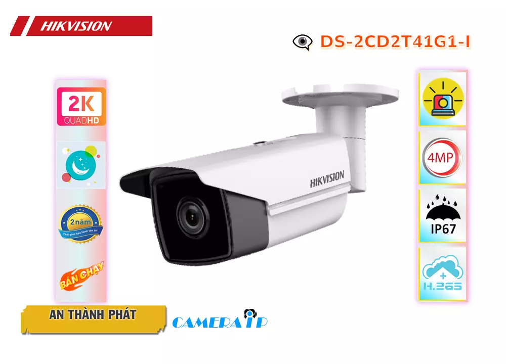 Camera Hikvision DS-2CD2T41G1-I,DS-2CD2T41G1-I Giá Khuyến Mãi, HD IP DS-2CD2T41G1-I Giá rẻ,DS-2CD2T41G1-I Công Nghệ