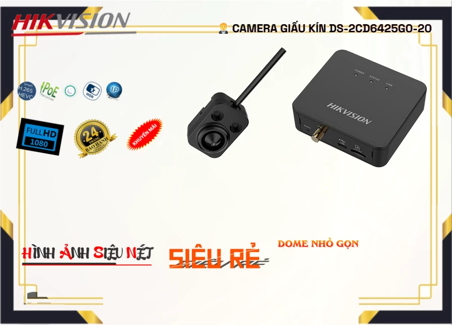 Camera Ngụy Trang Hikvision DS-2CD6425G0-20,DS-2CD6425G0-20 Giá rẻ,DS-2CD6425G0-20 Giá Thấp Nhất,Chất Lượng Công Nghệ