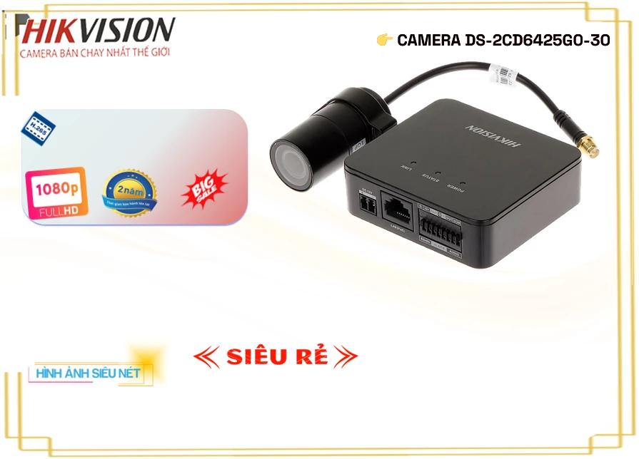 Camera Ngụy Trang Hikvision DS-2CD6425G0-30,thông số DS-2CD6425G0-30, Ip POE Sắc Nét DS-2CD6425G0-30 Giá rẻ,DS