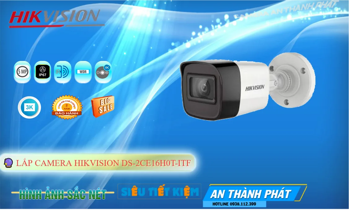 Camera DS-2CE16H0T-ITF Hikvision