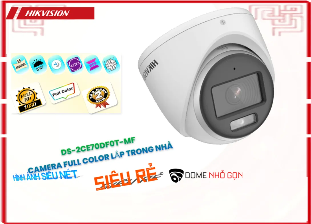 DS-2CE70DF0T-MF Camera Full Color Hikvision,Giá DS-2CE70DF0T-MF,phân phối DS-2CE70DF0T-MF,Camera DS-2CE70DF0T-MF Tiết