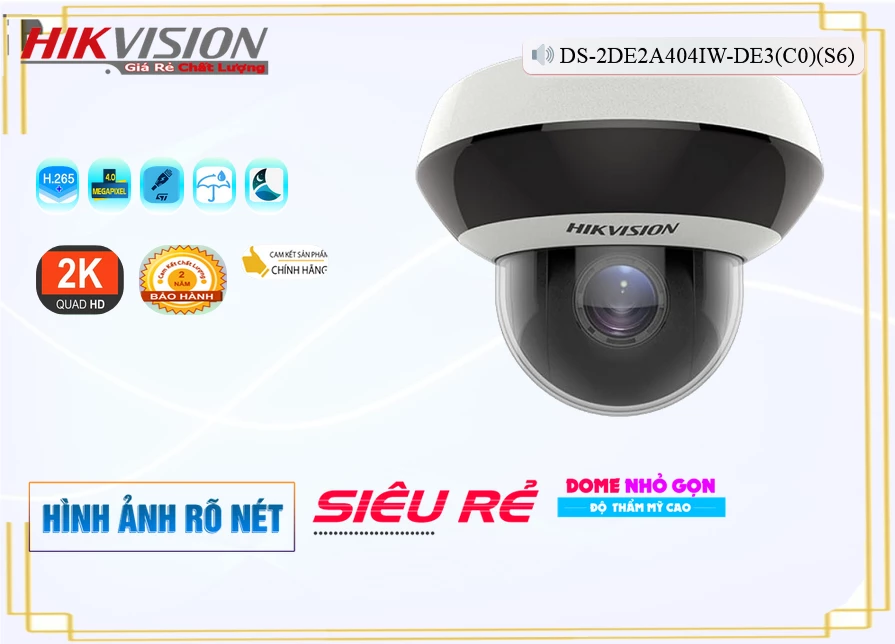 Camera Hikvision DS-2DE2A404IW-DE3(C0)(S6),thông số DS-2DE2A404IW-DE3(C0)(S6), IP DS-2DE2A404IW-DE3(C0)(S6) Giá rẻ,DS