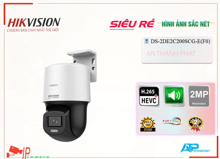 Camera Hikvision DS-2DE2C200SCG-E(F0),DS-2DE2C200SCG-E(F0) Giá rẻ,DS-2DE2C200SCG-E(F0) Giá Thấp Nhất,Chất Lượng Công